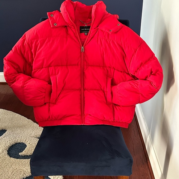 Lucky Brand Jackets & Blazers - Lucky Brand Red Puffy Coat, Size Large